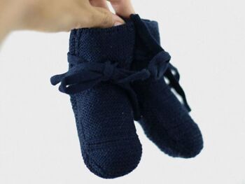 Chaussures bébé « Toni » en bleu marine 3
