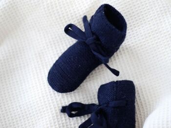 Chaussures bébé « Toni » en bleu marine 4