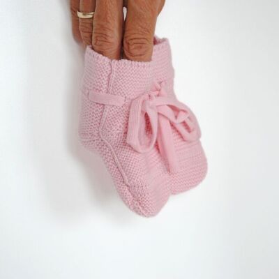 Zapatitos de bebé “Toni” en delicado rosa