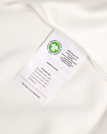 Taie d'oreiller de haute qualité et durable en soie de mûrier biologique 6
