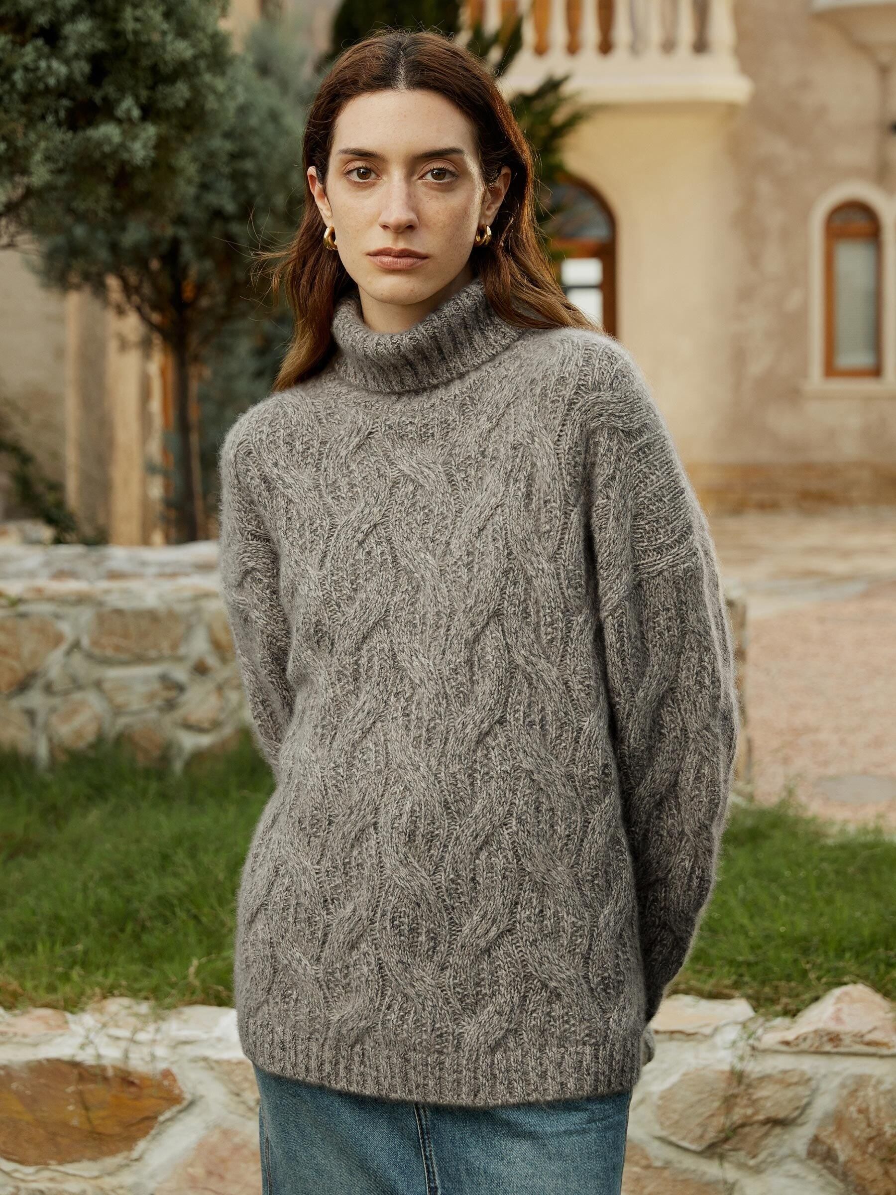 Buy wholesale Oversized Sweater Jasmine Cashmere Wool Blend