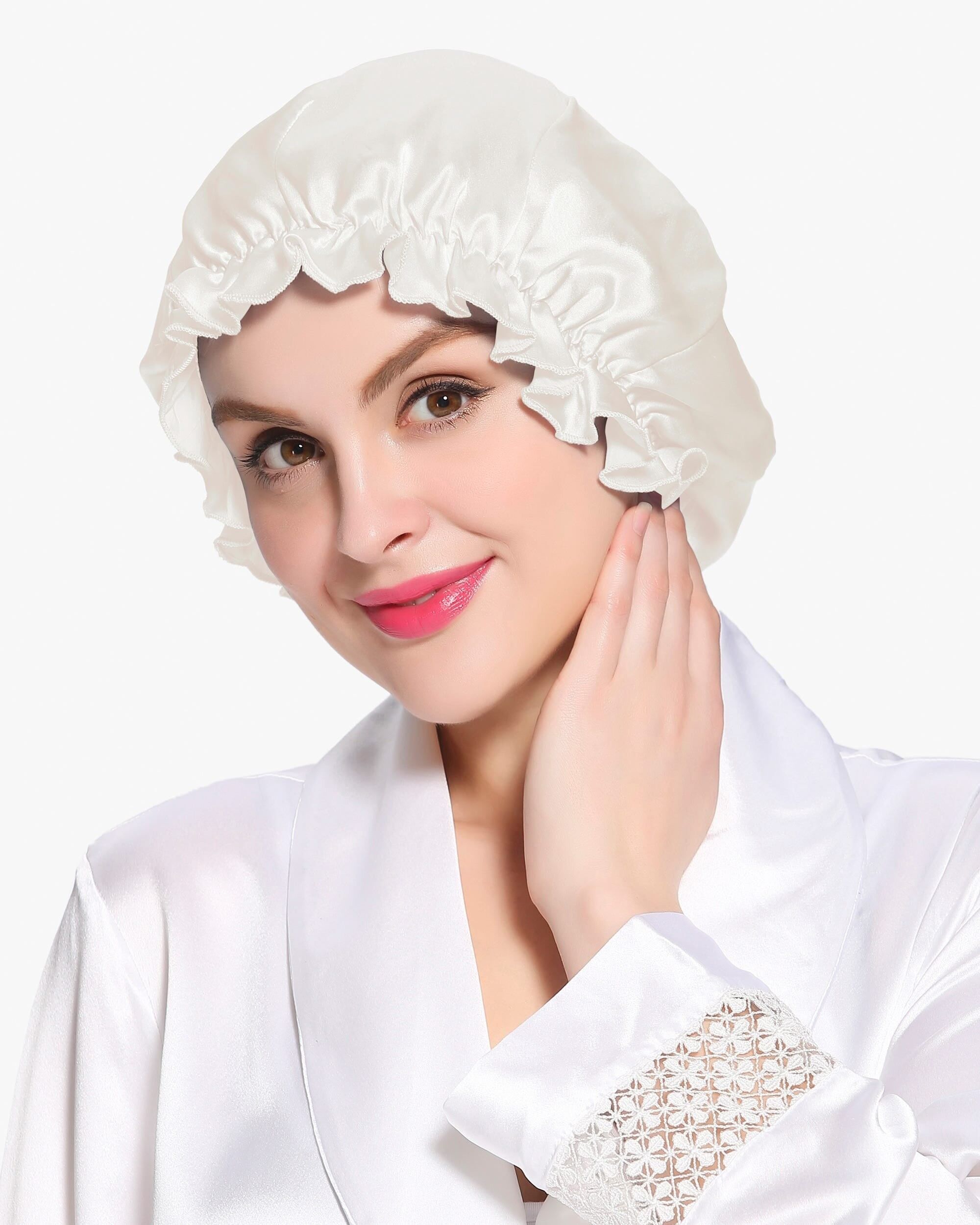 Gorro de dormir de seda gorro de noche elegante