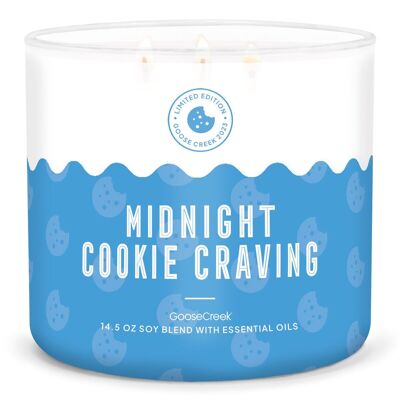 Vela Midnight Cookie Graving Goose Creek® 411 gramos