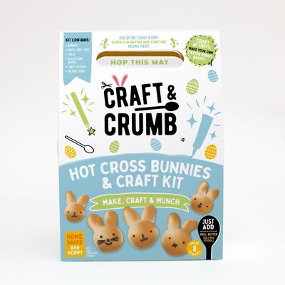 Easter hot cross bunny bake and craft kit