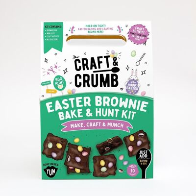 Kit para hornear y cazar brownies de Pascua