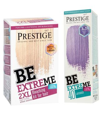 Tonique capillaire semi-permanent Prestige BeExtreme Lavande 2