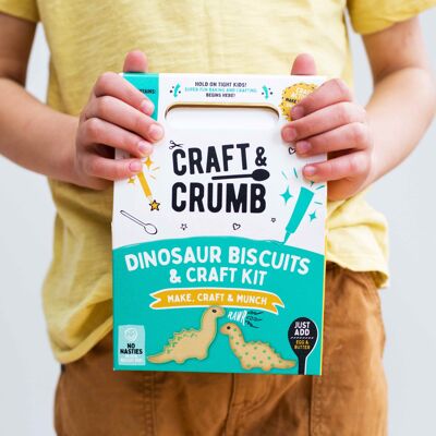 Dinosaur biscuit bake and craft kit