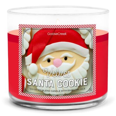 Velvet Santa Cookie Goose Creek Candle® 411 Gramm