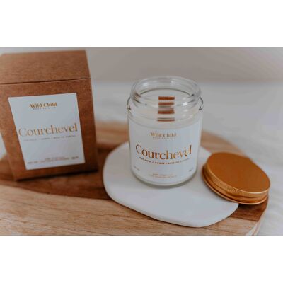 Courchevel – Luxuskerze, pflanzliches Wachs und Duft ohne CMR