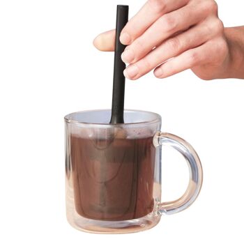 Infuseur à café | Brew It Stick par Barista & Co - Noir | Une cafetière filtre qui fonctionne comme une passoire à thé 8