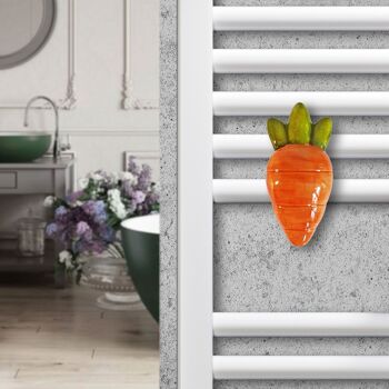Support carotte pour radiateurs et sèche-serviettes 4