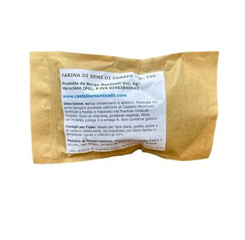 Farine de graines de chanvre 150g 2