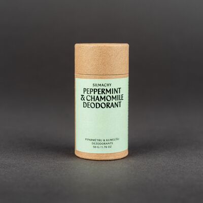 Natürliches Deodorant Pfefferminze und Kamille ohne Aluminium