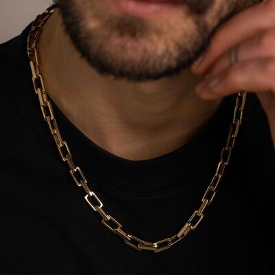 Collana Vivien - tipo unisex, maglia rettangolare