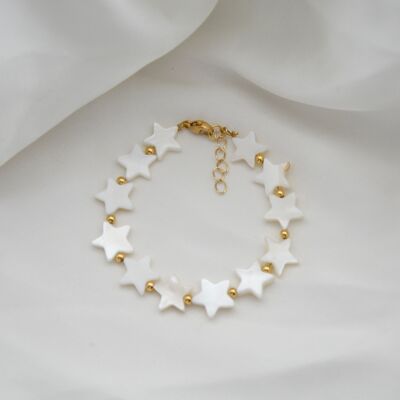 Bracelet étoile or