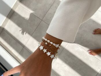 Bracelet étoile or 2