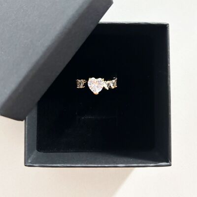 18k Gold plated HEART RING