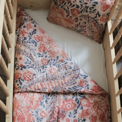 Apache floral baby bed set (Duvet cover + Pillowcase) 140x100 OEKO-TEX ®