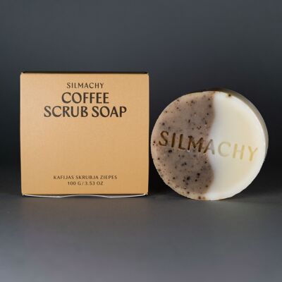 Coffee scrub soap