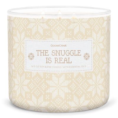 Le Snuggle est une vraie bougie Goose Creek Candle® 411 grammes