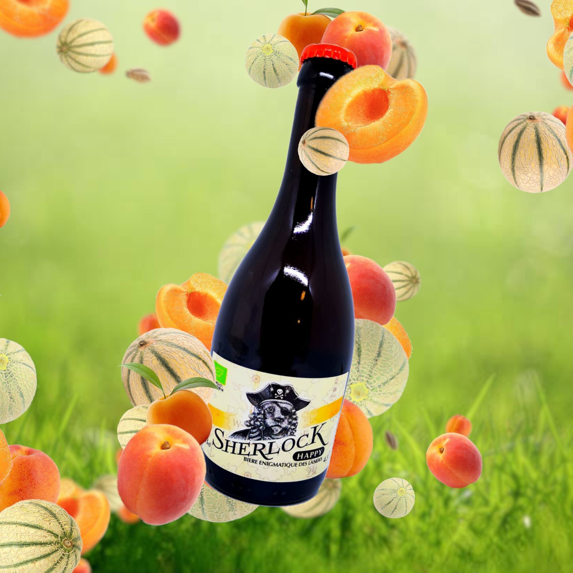 SHERLOCK BLONDE HAPPY ORGANIC 33cl - Pale Ale / 4.5° / 33cl PREMIUM bottle