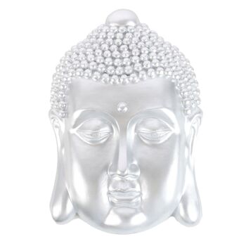 Plaque Tête de Bouddha en Argent 1