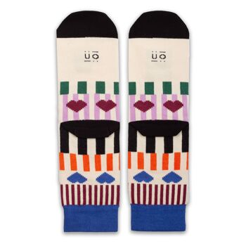 UO Chaussettes amusantes avec message « Love you very, very much » 2