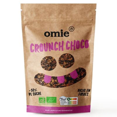 Organic chocolate crounch cereal - oats and French millet - 300 g