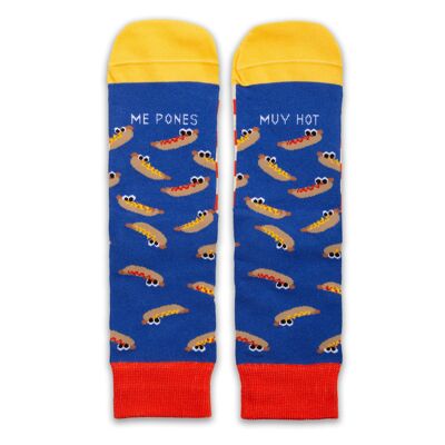 UO Funny socks with the message "You make me very hot"
