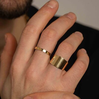 Dorisia ring - smooth ring