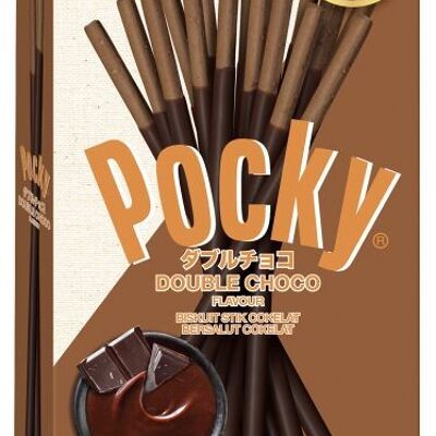 Pocky Biscuit Stick Double Choco - Double Chocolate, 47G