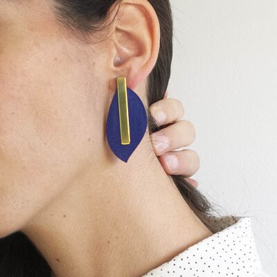 Maxi leaf earrings | Nèel leaf earrings