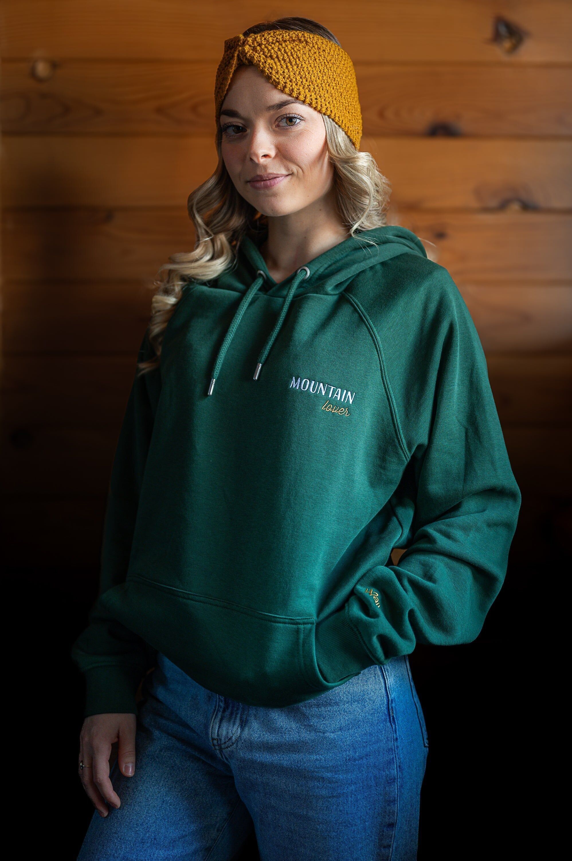 Fashion hoodie vert sapin