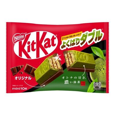 Japanese Kit Kat in pack - whole wheat matcha chocolate, 116G