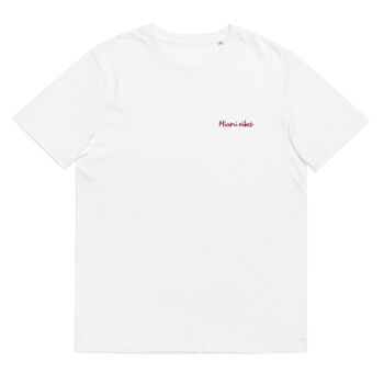 T-shirt unisex Miami Vibes coton bio blanc 6