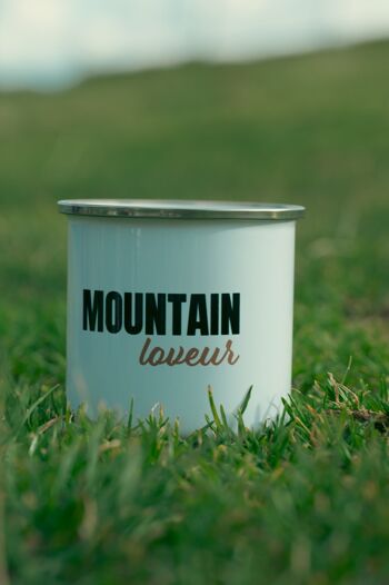 Mug émaillé Mountain lover