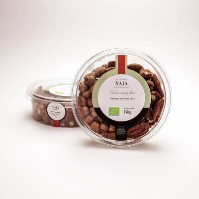 Mezcla equilibrada de tres nueces orgánicas -150 g