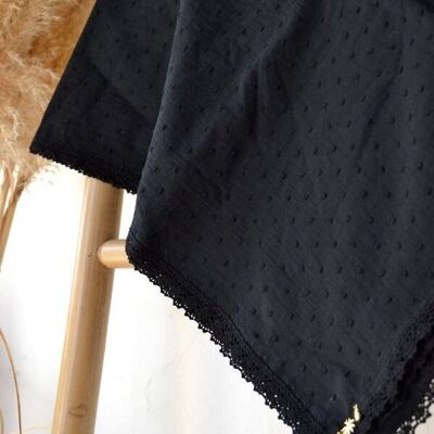 Foulard bohème EMAEL noir