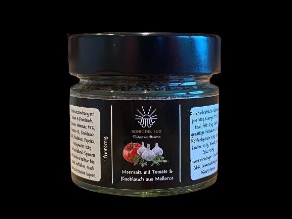 Sale marino con pomodoro e aglio di Maiorca