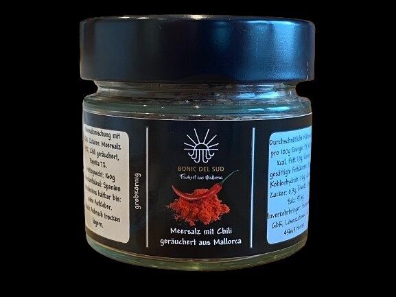 Sea salt smoked with chili from Mallorca