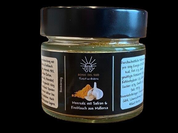 Sale marino con zafferano e aglio di Maiorca
