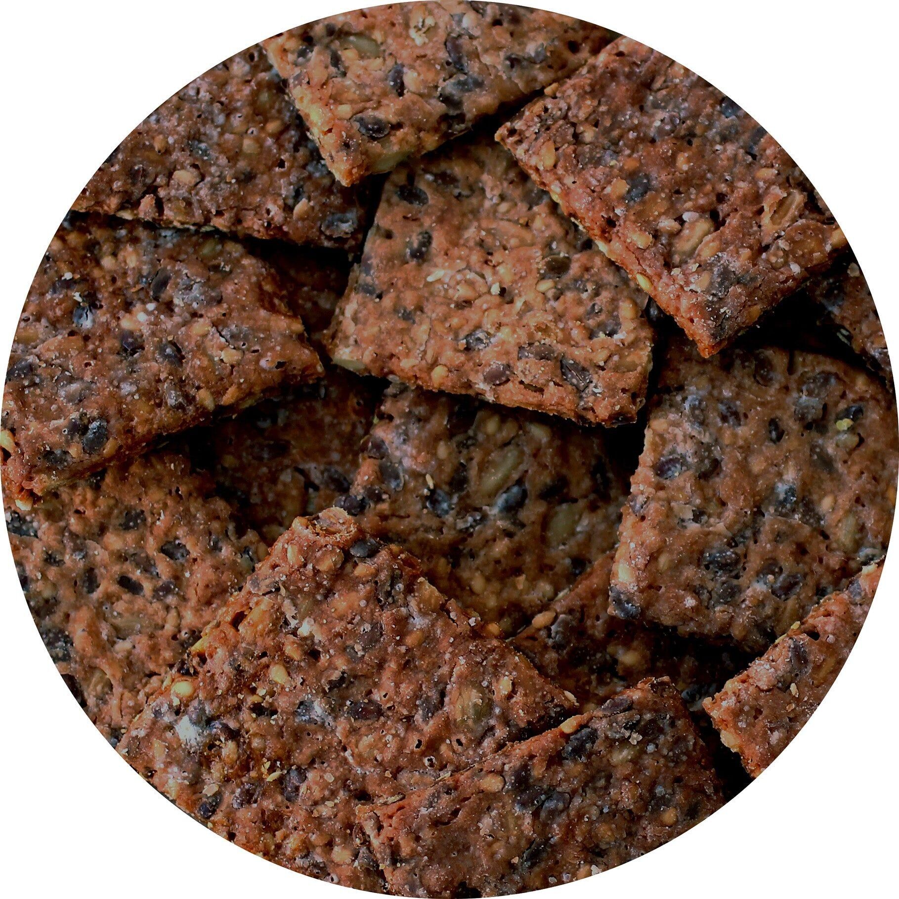 Bio-Cracker mit gesüßter Vollmilchschokolade, 1 kg