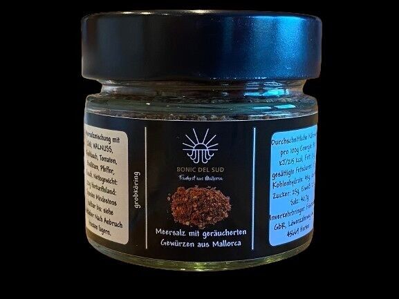 Sea salt with smoked spices from Mallorca