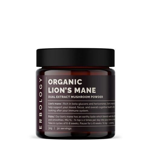 Organic Lion’s Mane Dual Extract Powder