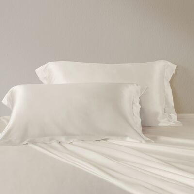 22 momme envelope closure silk pillowcase with raised hem