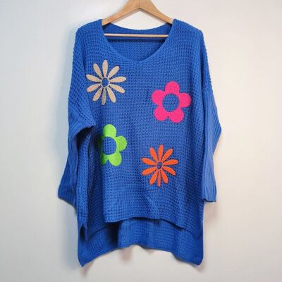 ROMA SWEATER FLOWER COLOR