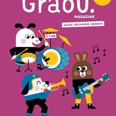 Graou Magazine 3 - 7 years old, N° La Musique