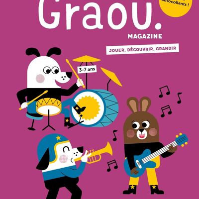 Magazine Graou 3 - 7 ans, N° La Musique