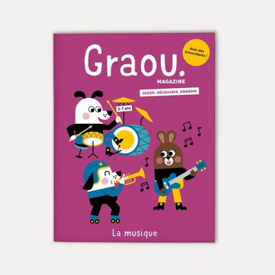 Rivista Graou 3 - 7 anni, N° La Musique