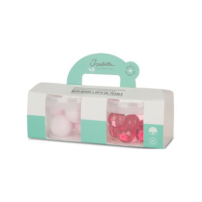 Mother's Day - Box of sparkling balls / PINK pearls - PASSION - ISABELLE LAURIER